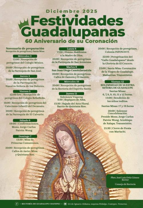 Fiesta de Guadalupe en Coatepec