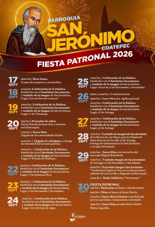 Empieza la fiesta de San Jerónimo en Coatepec