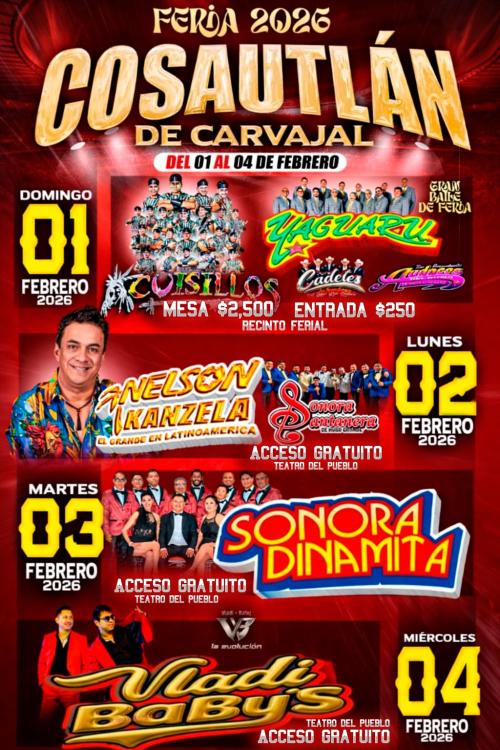 feria Cosautlán de Carvajal 2026